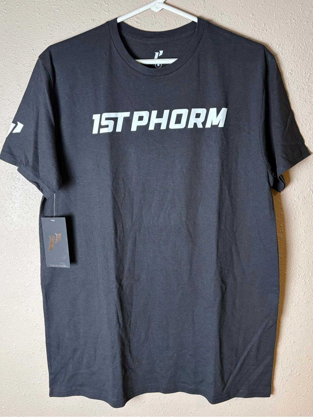 1st Phorm Men's Black Logo Tee NWT